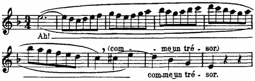 Ah! comme un trésor Ah! comme un trésor