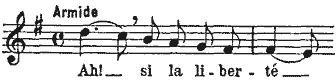 Ah! si la liberté Ah! si la liberté