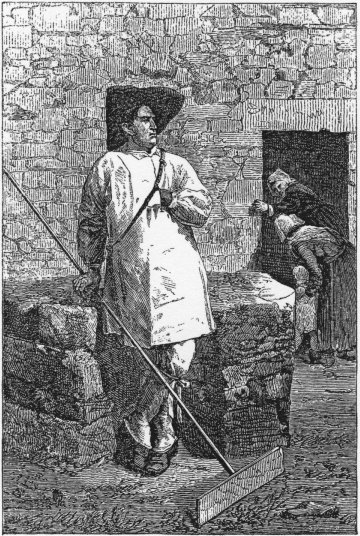 45. Paludier of the Bourg de Batz, in his working dress.