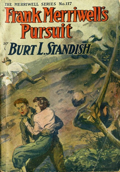 Cover, showing Frank outrunning a landslide while
carrying Inza
