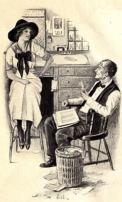 "'I DON'T WANT TO BE JUST AN OLD MAID SISTER IN
 SOMEBODY ELSE'S HOME.'" (See page 34.)