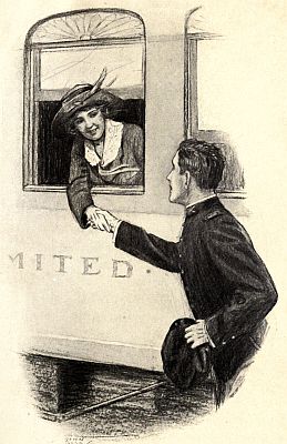 "THERE WAS ONLY TIME TO .&nbsp;.&nbsp;. HASTILY CLASP THE LITTLE GLOVED HAND HELD OUT TO HIM."