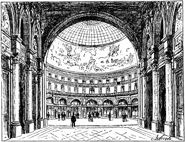 Fig. 2.&mdash;INTERNAL VIEW OF THE EXCHANGE.