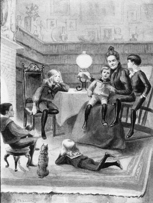 The Story Telling.

"'I like, best of all, to hear about what happened when Grandmamma was
new,' said Fritz."&mdash;See page 7.