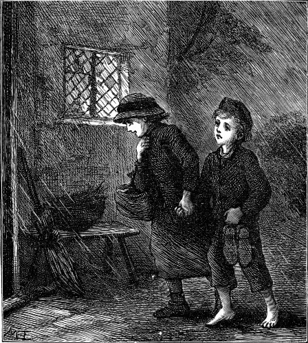 "THE CHILDREN ... MADE THEIR WAY UP TO THE COTTAGE
DOOR."