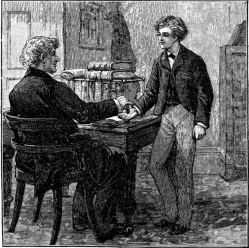 "MR. GREGORY PLACED TWO SOVEREIGNS IN BERTIE'S HAND" (p.
98).