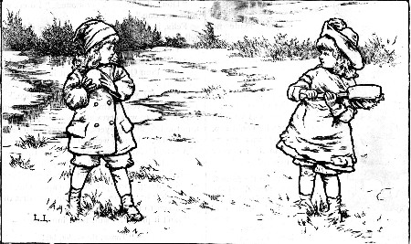 "THE GIRL WAS RAISING HER BRUSH" (p. 107).