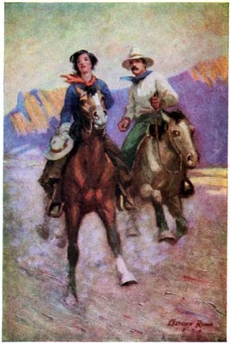 "I'LL MAKE THIS ONE QUIET!" SNAPPED
SHEILA, FOR THE HARD PACE HAD TOLD ON HER TEMPER THROUGH HER
BRUISES