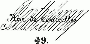 Rue de Courcelles Barth&eacute;lemy 49.