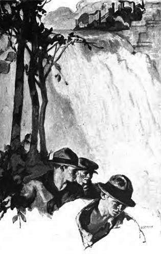 THEY TURNED AWAY FROM THE GREAT FALLS OF
THE ANCIENT RIVER WITH A FEELING OF
SADNESS