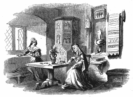 Fig. 255.&mdash;Apartment in the Garden of the Castle of N&uuml;rnberg.
