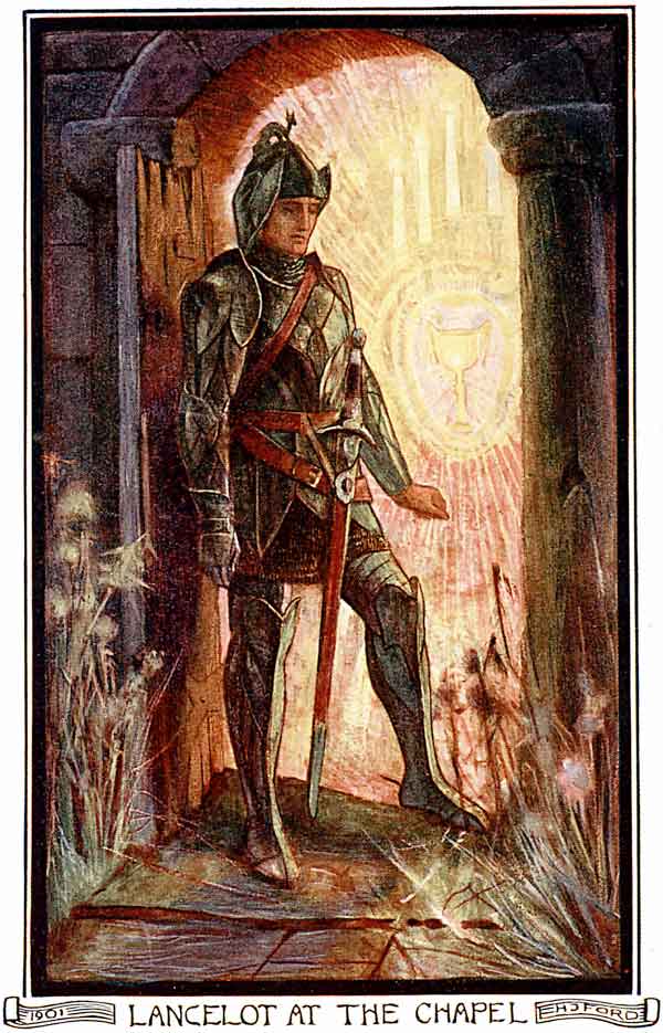 LANCELOT AT THE CHAPEL