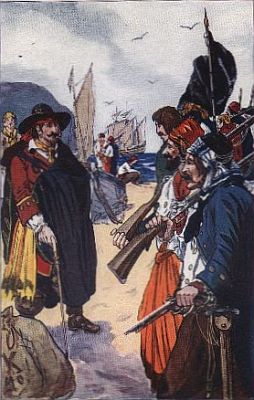"captain morgan recruiting his forces"&mdash;Page 115