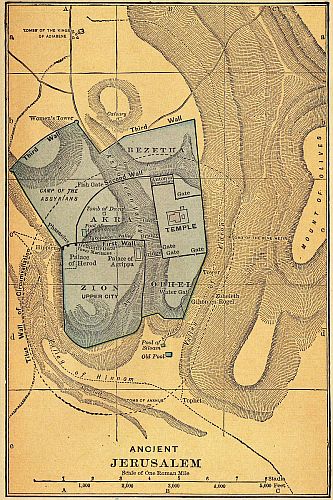 MAP 10 ANCIENT JERUSALEM