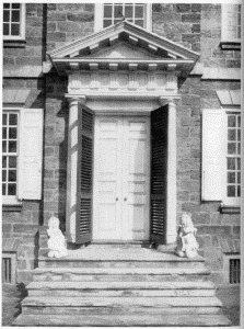 Plate I.&mdash;Doorway, Cliveden, Germantown.