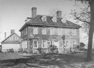 Plate IV.&mdash;Stenton, Germantown Avenue, Germantown.
Erected by James Logan in 1727.