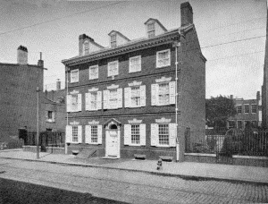 Plate VIII.&mdash;Morris House, 225 South Eighth Street.
Erected in 1786 by John Reynolds.