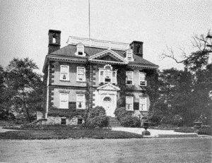 Plate XIV.&mdash;Mount Pleasant, Northern Liberties, Fairmount
Park. Erected in 1761 by Captain James Macpherson; The Main House, Mount
Pleasant.