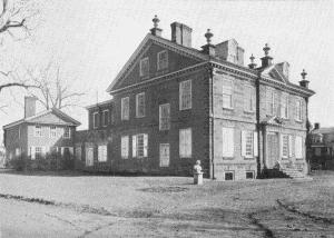 Plate XVII.&mdash;Cliveden, Germantown Avenue and Johnson
Street, Germantown. Erected in 1781 by Benjamin Chew.