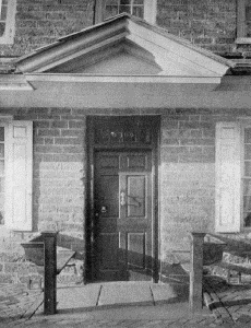 Plate XXII.&mdash;Hooded Doorway, Johnson House, Germantown;
Hooded Doorway, Green Tree Inn.