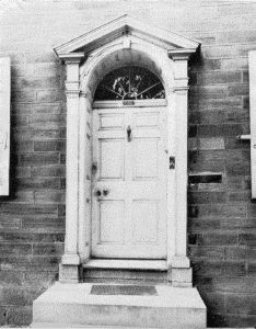 Plate XXV.&mdash;Doorway, 6504 Germantown Avenue; Doorway, 709
Spruce Street.