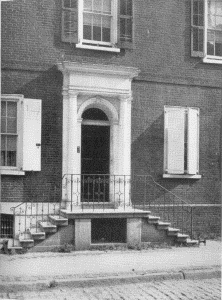 Plate XXVIII.&mdash;Doorway, 301 South Seventh Street.