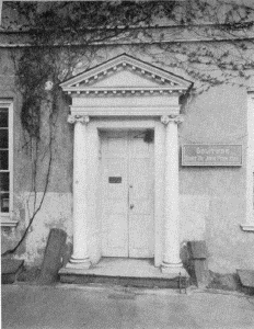 Plate XXXII.&mdash;Doorway, Solitude, Fairmount Park; Doorway
Perot-Morris House, 5442 Germantown Avenue.