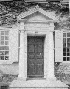 Plate XXXII.&mdash;Doorway, Solitude, Fairmount Park; Doorway
Perot-Morris House, 5442 Germantown Avenue.