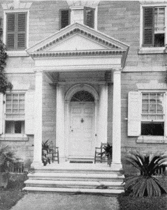 Plate XXXIII.&mdash;Entrance Porch and Doorway, Upsala,
Germantown; Elliptical Porch and Doorway, 39 Fisher's Lane, Wayne
Junction.
