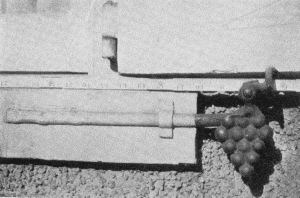 Plate XLVIII.&mdash;Shutter Fastener, Cliveden; Shutter
Fastener, Wyck; Shutter Fastener, Perot-Morris House; Shutter Fastener,
6043 Germantown Avenue.