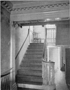 Plate LV.&mdash;Hall and Staircase, Whitby Hall; Detail of
Staircase, Whitby Hall.