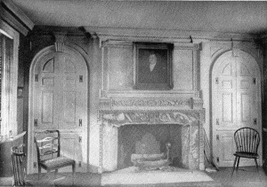 Plate LXII.&mdash;Chimney Piece and Paneled Wall, Parlor,
Whitby Hall.