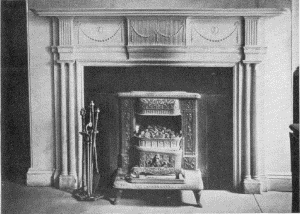 Plate LXVII.&mdash;Mantel, Rex House, Mount Airy; Mantel at
729 Walnut Street.