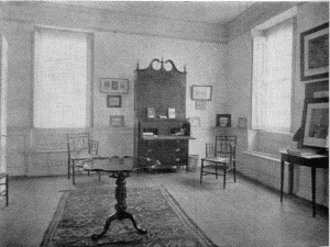Plate LXIX.&mdash;Dining Room, Stenton; Library, Stenton.