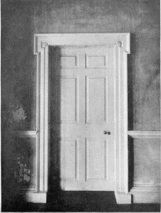 Plate LXXI.&mdash;Doorways, Second Floor Hall, Mount Pleasant;
Doorway Detail, Whitby Hall.