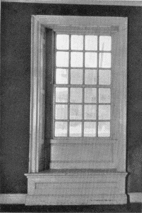 Plate LXXIII.&mdash;Window Detail, Parlor, Whitby Hall; Window
Detail, Dining Room, Whitby Hall.