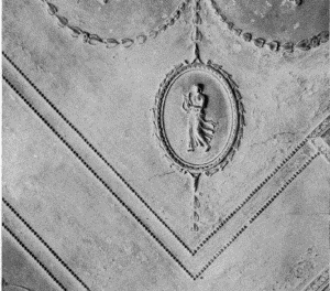 Plate LXXIV.&mdash;Ceiling Detail, Solitude; Cornice and
Frieze Detail, Solitude.