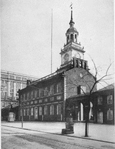 Plate LXXVI.&mdash;Independence Hall, Chestnut Street Side.