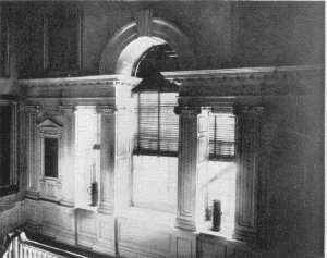 Plate LXXVIII.&mdash;Stairway Landing, Independence Hall;
Palladian Window at Stairway Landing.