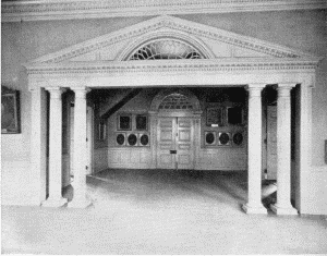 Plate LXXXI.&mdash;Banquet Hall, Second Floor, Independence
Hall; Entrance to Banquet Hall.