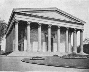 Plate LXXXIX.&mdash;Custom House, Fifth and Chestnut Streets.
Completed in 1824; Main Building, Girard College. Begun in 1833.
