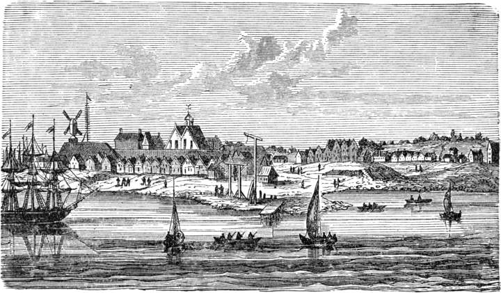 Nieuw-Amsterdam of New-York v��r derdehalve eeuw.