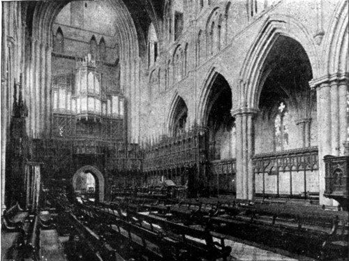 THE CHOIR, RIPON CATHEDRAL.

From a Photo. by Elliott & Fry.