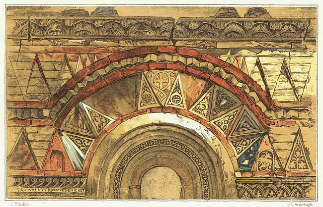 Archivolt in the Duomo of Murano. Archivolt in the Duomo of Murano.