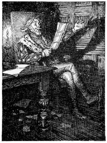 The King had composed a poem in thirteen stanzas,
entitled “The Beggar Man.”