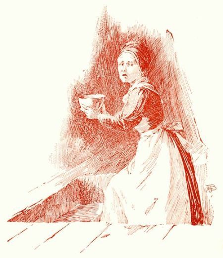 Picture
of the gude-wife putting porridge in the garret