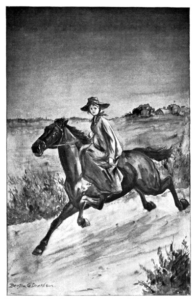 "FOR SALLY NEITHER DREW REIN NOR DID HOTSPUR ONCE BREAK
HIS LONG, SPLENDID STRIDE."