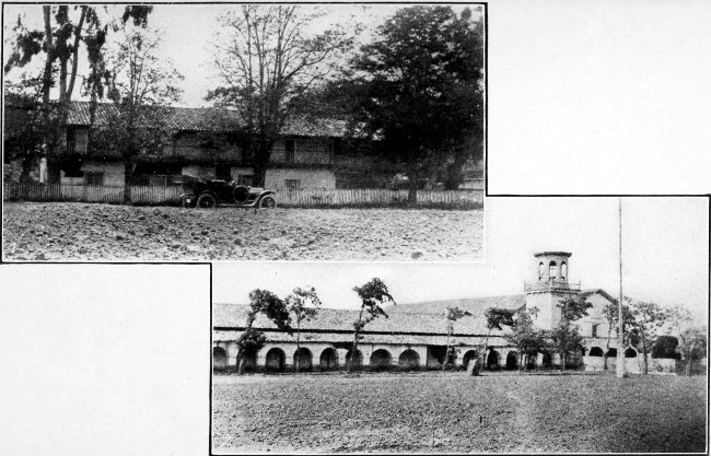 1. Spanish Governor's House at San Juan. 2. San Juan
Batista Mission.