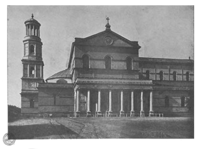 ROMA, BASILICA DE S. PAULO—Fachada lateral (norte) ROMA, BASILICA DE S. PAULO—Fachada lateral (norte)
