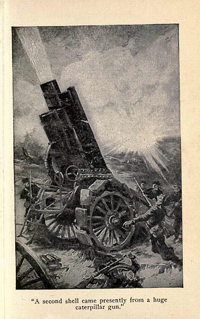 A second shot came presently
from the forty-two centimeter.